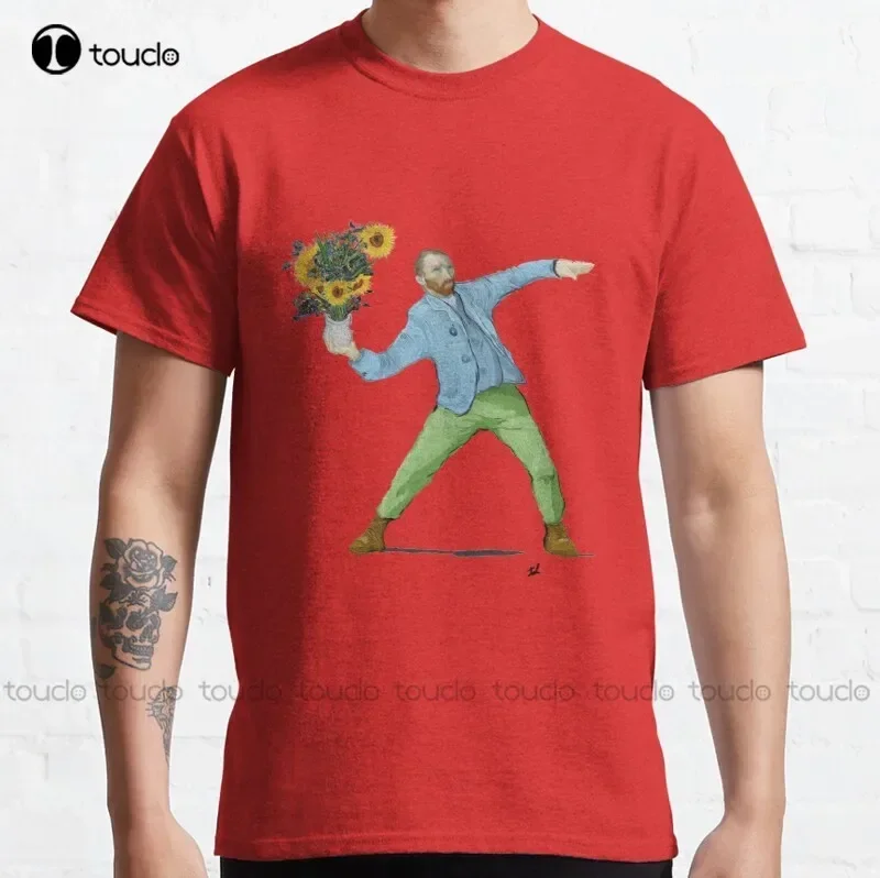 New Van Goghsky Classic T-Shirt White Tshirts S-6Xl