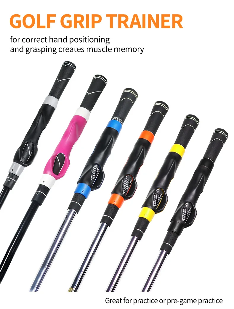 Golf Grip Trainer Golf Club Trainingshilfe Verbessern Sie die Griffstärke Golf Grip Kit für Golfschläger, um die richtige Handposition zu trainieren – Detail 2