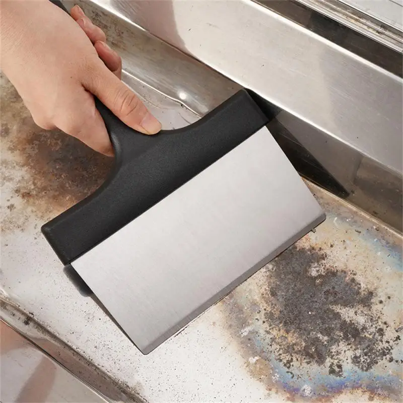 Fireplace Cleaning Brush Multifunctional Scraper BBQ Cleaning Set  Durable Teppanyaki Cleaning Scraper Set Barbecue Accessories