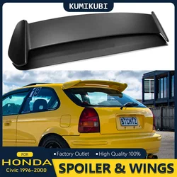 For 1996--2000 Honda Hatchback Civic Trunk Lip Spoiler High Quality ABS Black Car Tail Lid Wings Tuning Body Kit Accessories