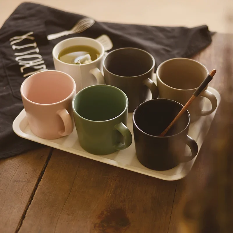 mug set cup water cup household teacup coffee cup simple living room ceramic large capacity