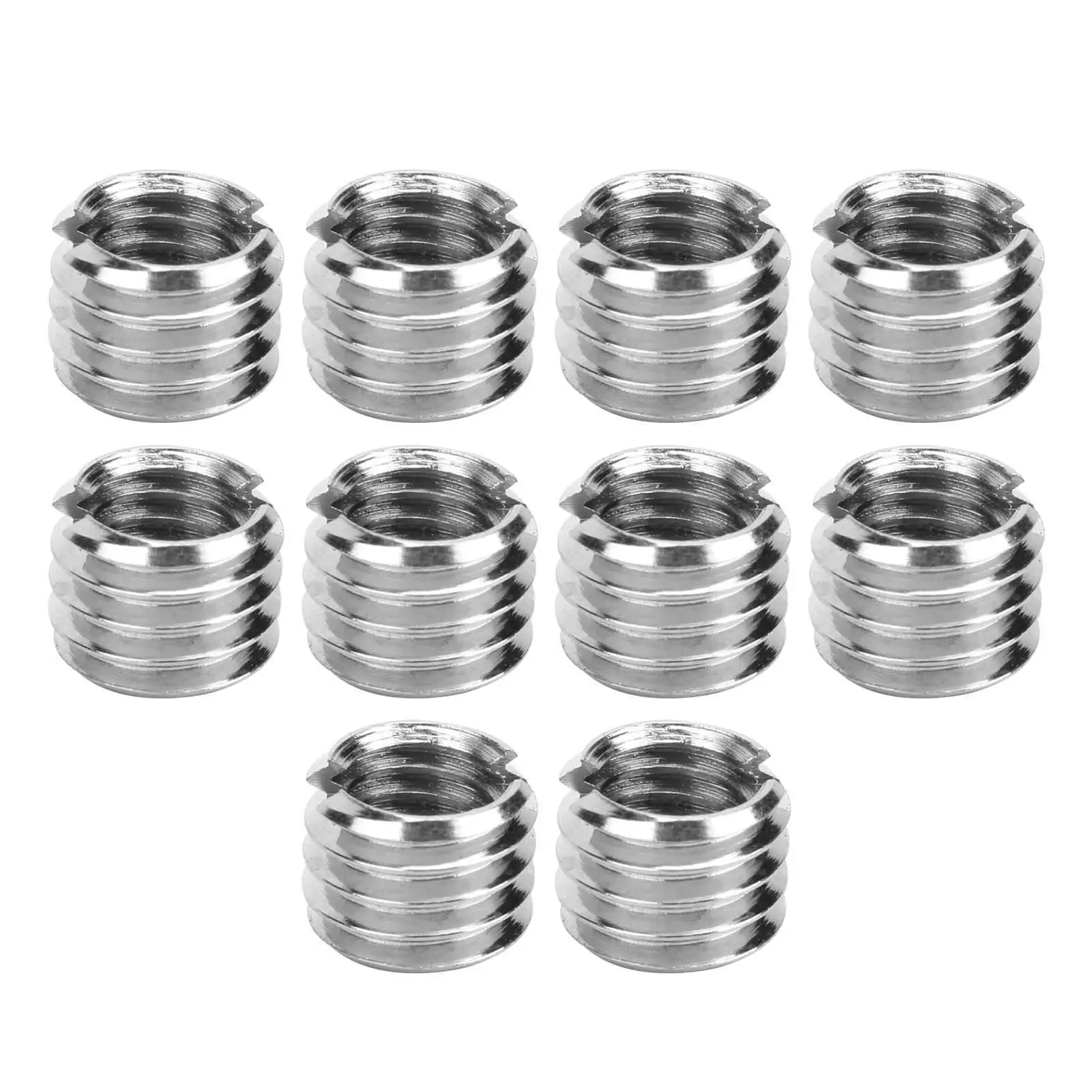 10Pcs M6 M8 Stainless Steel Thread Inserts Reducing Nuts Male & Female Repair Tool Set