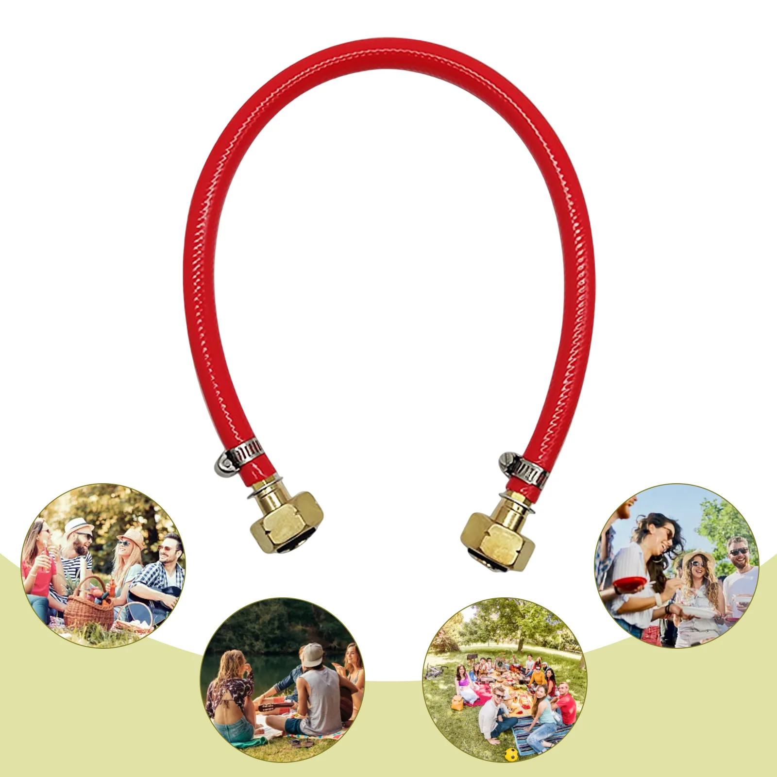 اسطوانة غاز البترول المسال ملء متبادل ربط الأنابيب الشرقية الأوروبية غاز البترول المسال إعادة تعبئة جسر مشترك خرطوم مطاطي ملحقات موقد خارجي #4