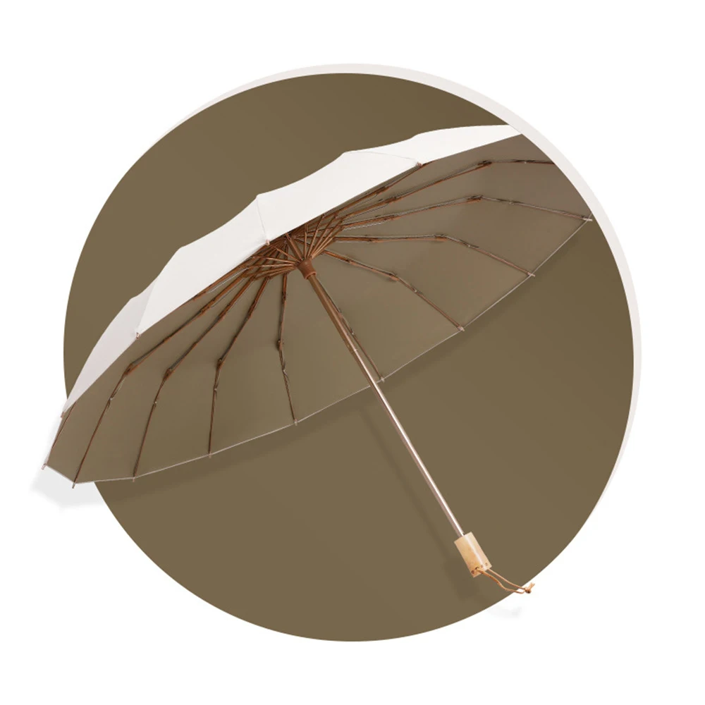 Three-fold Strong Umbrella Anti-rust and Compact for All Weather Outdoor