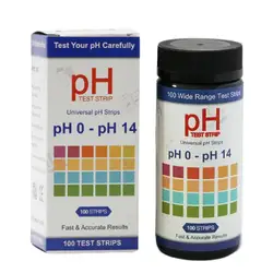 100 PH Strips 0-14 PH Paper Analyzers Test Paper Strips Testing Kit PH Soil Tester School Educational Chemistry Equipment