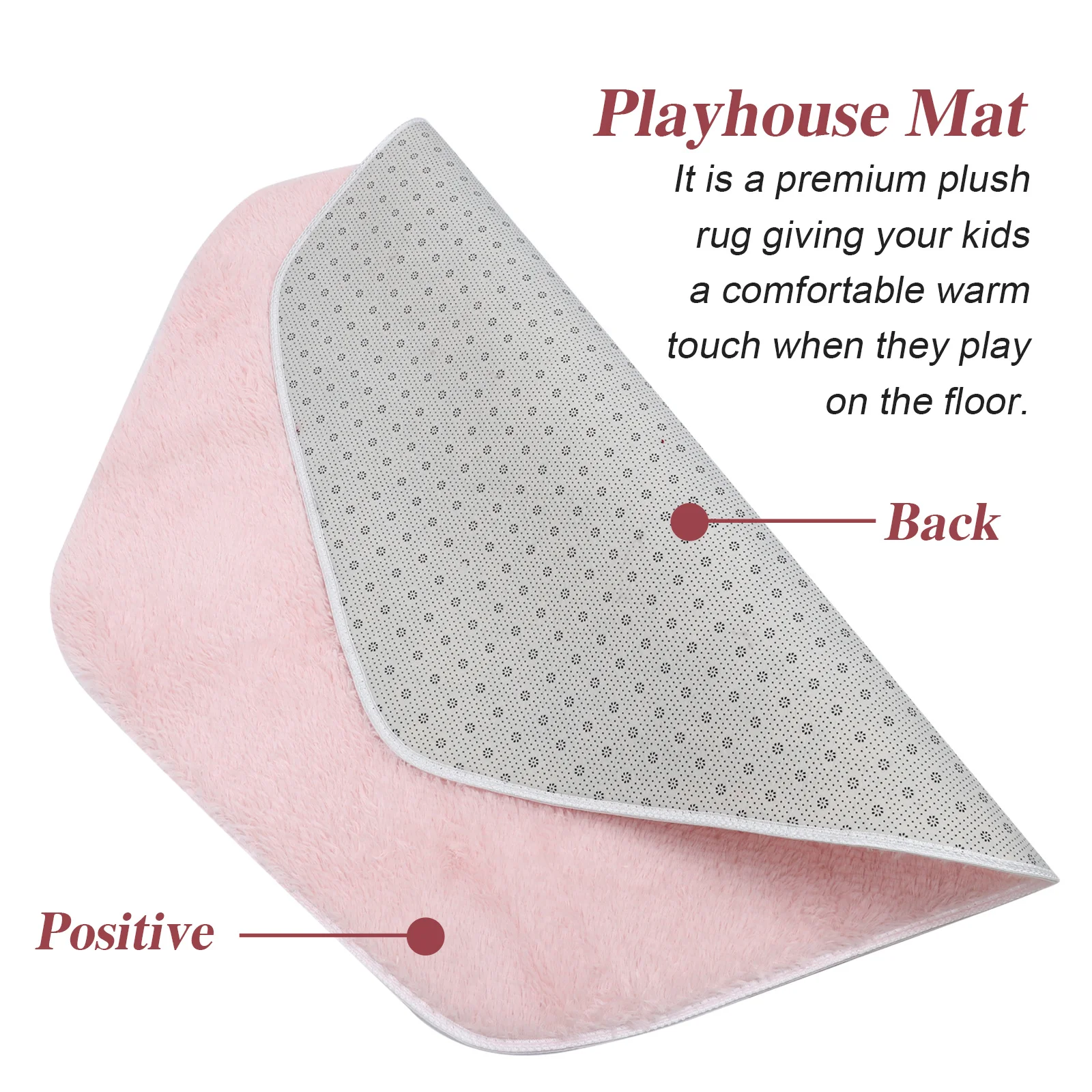 

Premium Kids Play Tent Mat Hexagon Style Soft Surface Child Floor Rug Suitable for Nursery Dorm Room Living Room Use