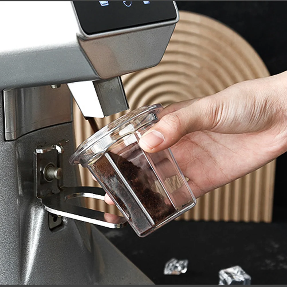 

Coffee Powder Cup Machine Beans Dosing Ring Mug Catcher Cups Receiving Tool PC Plastic Picker Kit