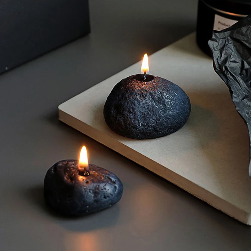 Mini Meteorite Scented Aromatic Candles DIY Creative Decorative Candles Natural Soy Wax Candles Wedding Home Decorations Gifts