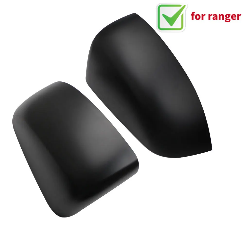 Auto Rearview Mirror Covers for Ford Ranger 2015 2016 2017 2018 2019 2020 2Pcs/Set ABS Car Rear View Side Mirror Cover