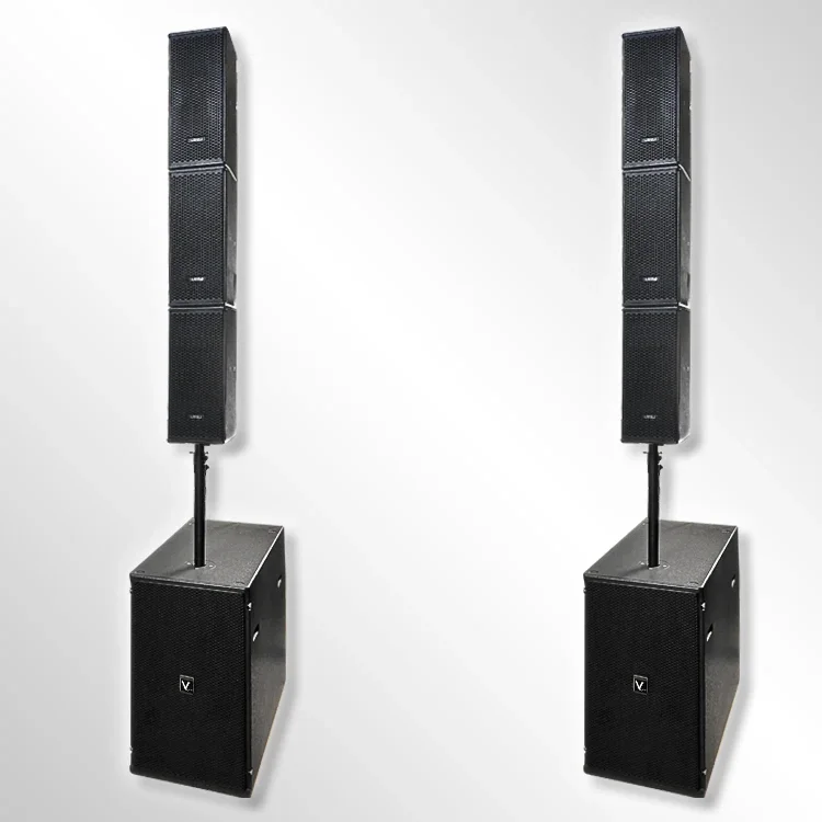 Par de audio LV502, altavoz de iglesia con sonido profesional pa de escenario, precio de rendimiento, altavoz line array activo con alimentación profesional