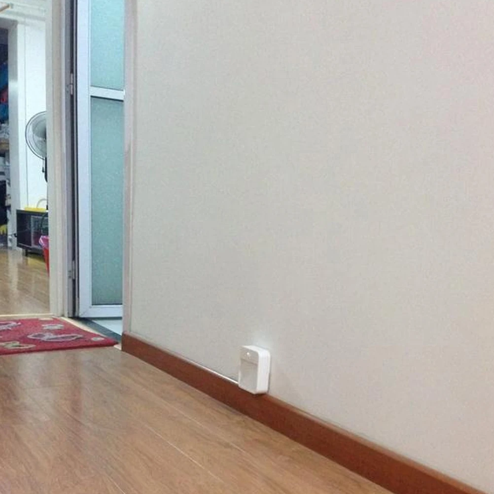 

2 pcs LED Motion Sensor Night Light Operated Automatic Infrared Closet Under Cabinet Stairs Bedroom Energy Saving