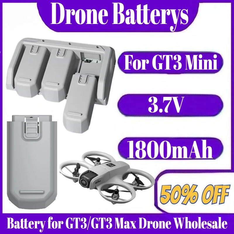 

For GT3 Mini Drone Battery Charger 3.7V 1800mAh Battery for GT3/GT3 Max Drone Wholesale