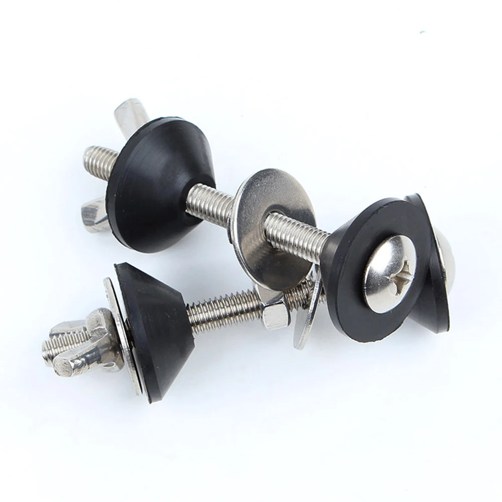 2PCS Toilet Tank Bolts WC Toilet Tank Screws Cistern To Toilet Pan Fixing Fitting Sealing Kit Close Coupling Bolts