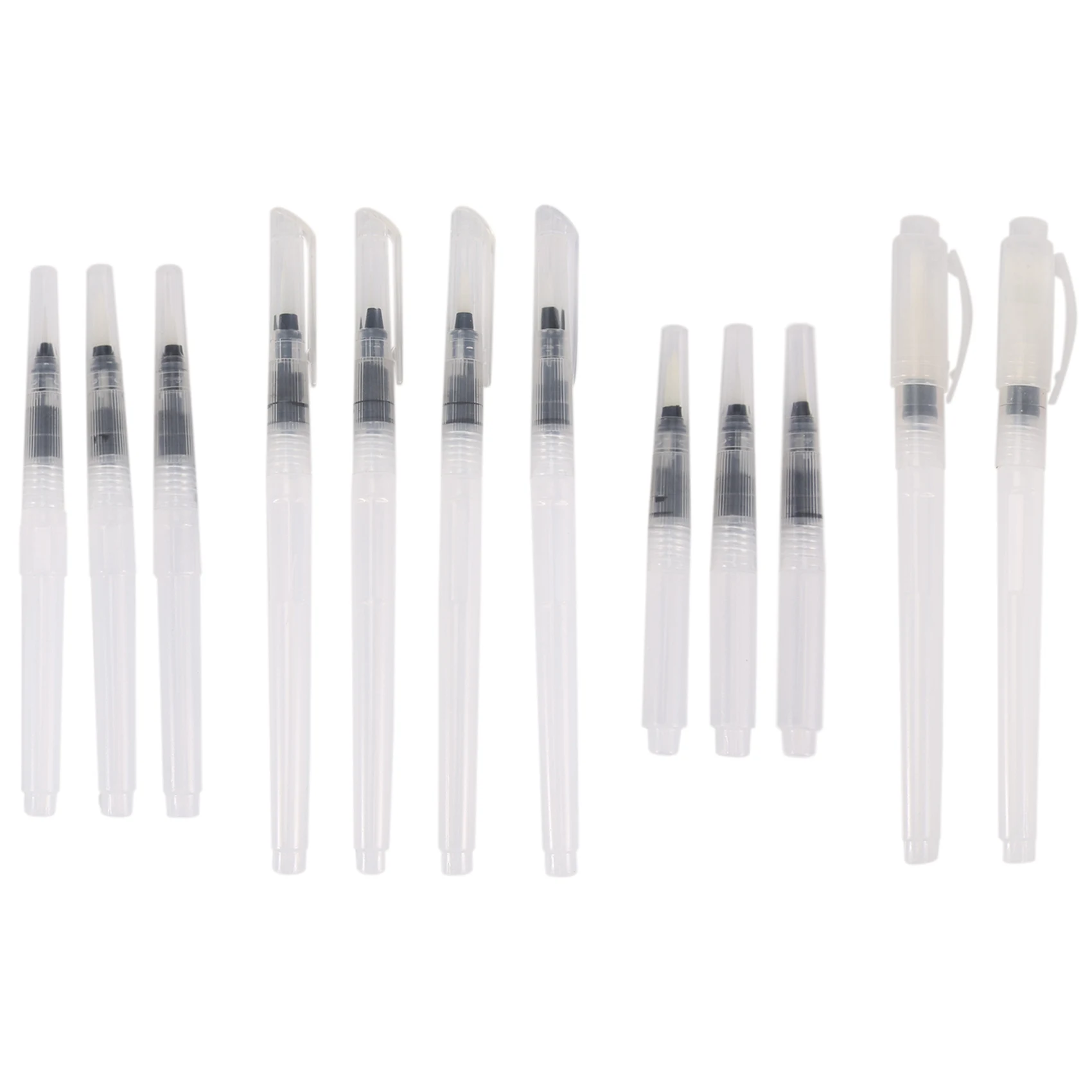 Ensemble de stylos pinceaux pour documents à l'eau, peinture d'interconnexion, marqueurs à base d'eau, crayon de couleur soluble dans l'eau, 12 pièces