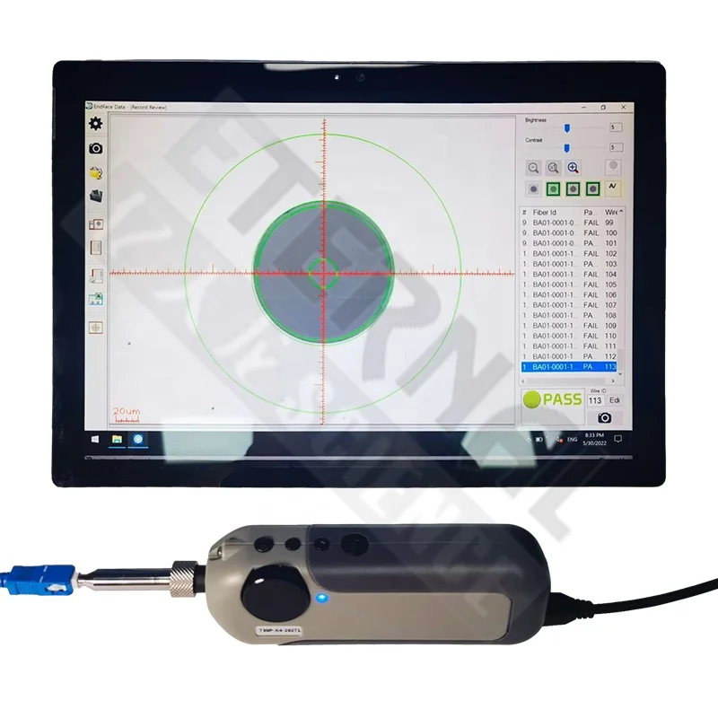 FTTH Android Tablet IEC User defined criteria fiber check fibra optica Networking toolkit Fiber Optic Inspection probe