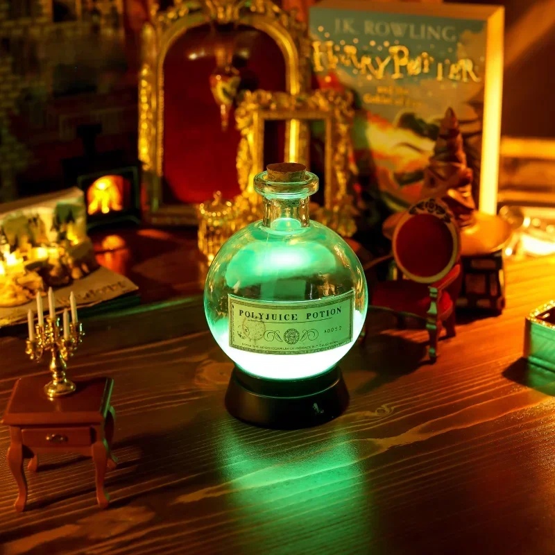 Creative Harry LED Color Changing Magic Bottle Magic Lamp Decoration Room Decoration Magic Potion Bottle Children\'s Gift