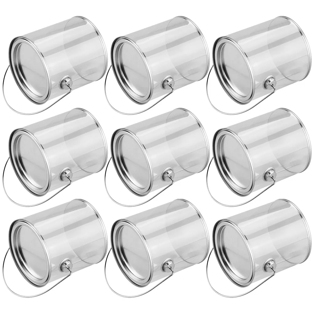 

12Pcs Small Storage Jars Transparent Tea Box Sealed Container for Candies Nuts and More Plastic Sweet Jars