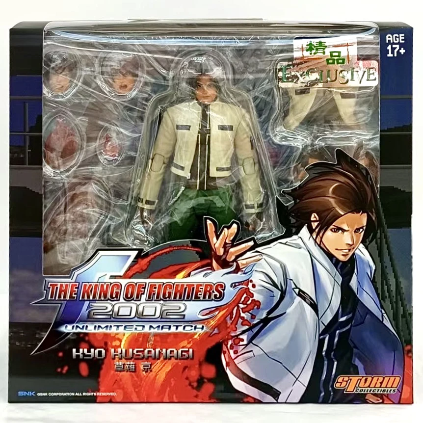 Auf Lager Storm Toys SKKF08BU THEKINGO Kyo Kusanagi Anime Action Figure Spielzeug Geschenk Modell Sammlung Ornamente