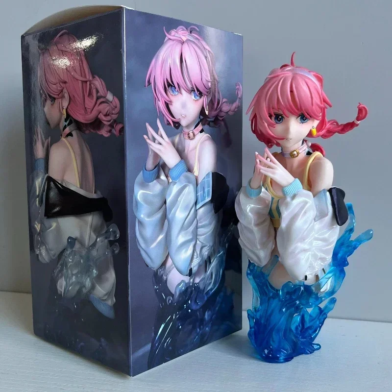 Anime azul veneno estatueta gk arknights figuras de ação pvc estátua modelo coleção perímetro decoração desktop presentes aniversário