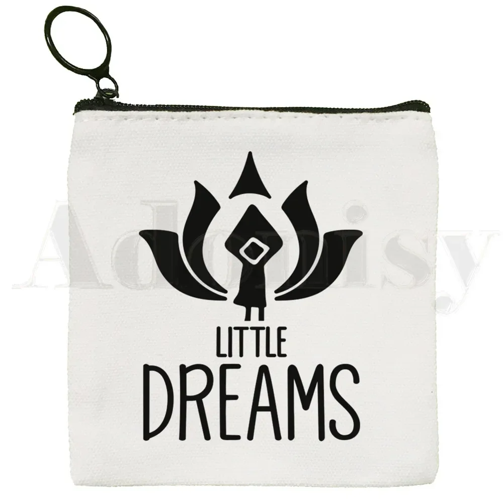 Little Nightmares Six Maw Design Nightmare  Coin Purse Storage Small Bag Card  Key  Coin Clutch  Zipper Key Bag