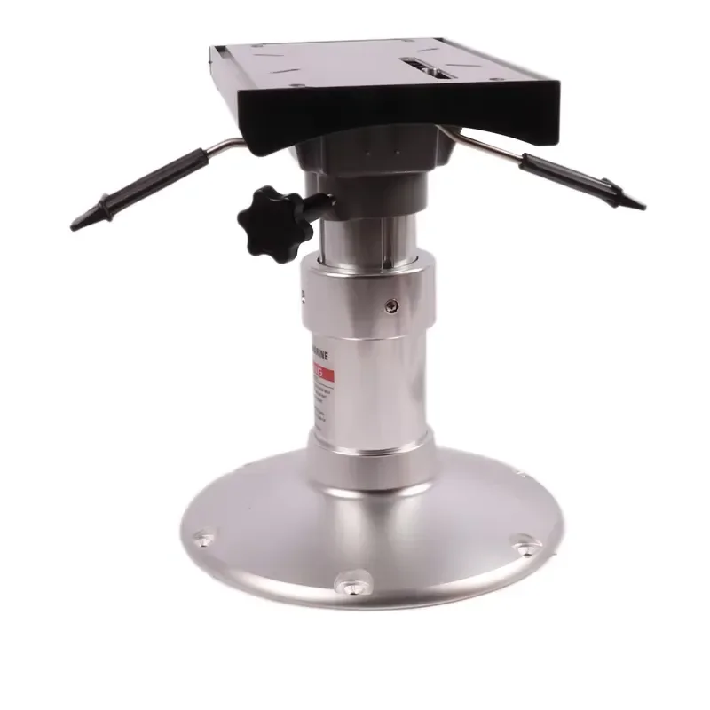 Adjustable Boat Seat Base Swivel Pedestal for Marine Fishing Yacht Deck Hardware Aluminum Alloy Mounting Bracket Universal