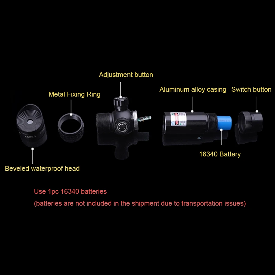 532nm 650nm الأخضر/الأحمر نقطة 50 ميجا واط/10 ميجا واط وحدة الليزر معايرة محاذاة قابل للتعديل #5