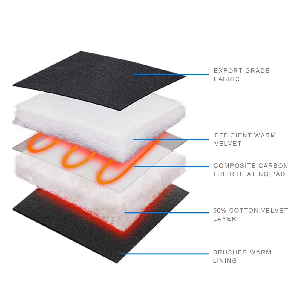 Electric Heated Gloves Motorcycle Winter Moto Heated Gloves Warm Waterproof Rechargeable Heating Thermal Gloves For Snowmobile