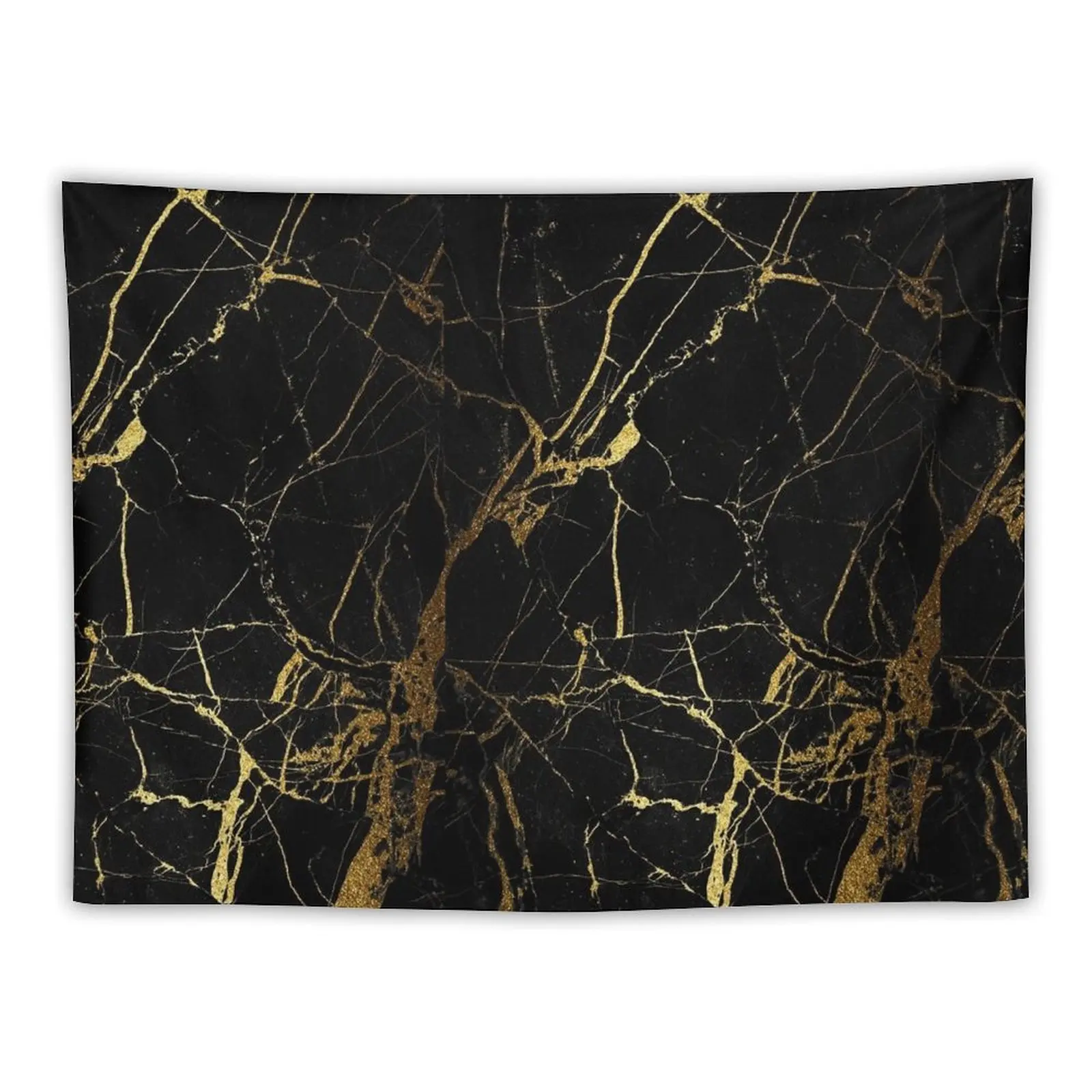 

Black and gold Marble | Texture Tapestry Decorative Wall Decoration For Rooms Tapestry