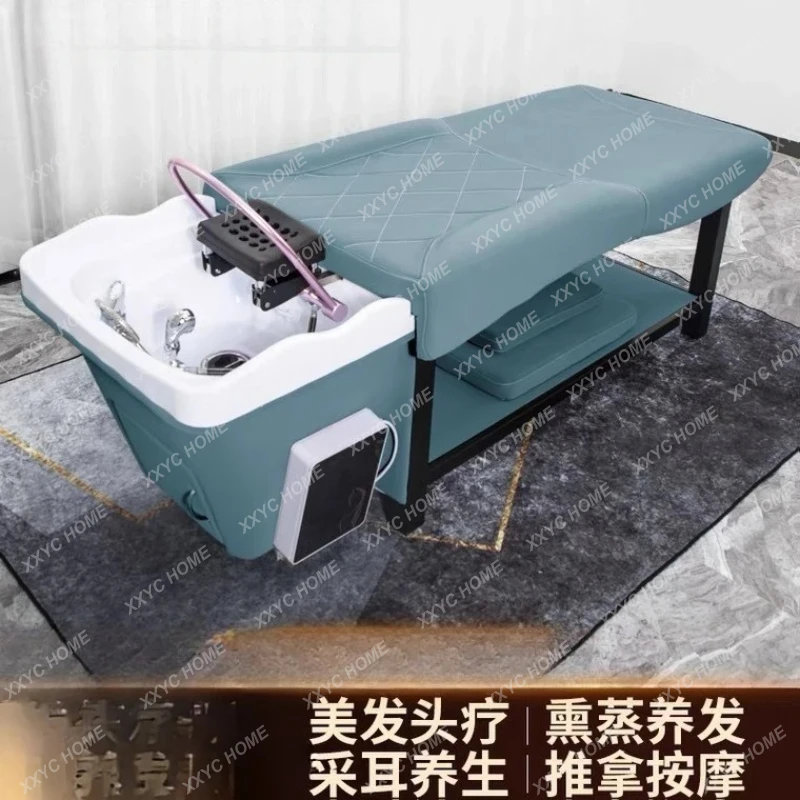 

Hair treatment shampoo bed Beauty bed Integrated barber shop Hair salon Special massage bed Fumigation water circulation
