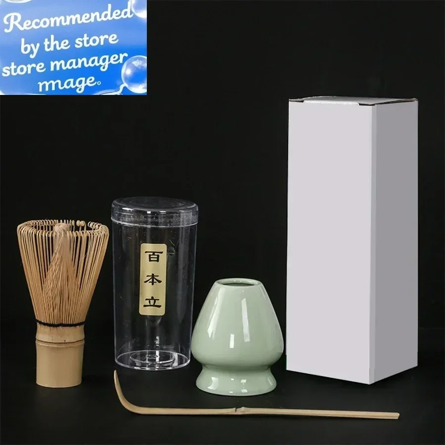 

3 шт./компл., чайная щетка Matcha, подставка для кистей для перемешивания, японские инструменты для заказа, 3 шт., чайная ложка, держатель для чайной щетки