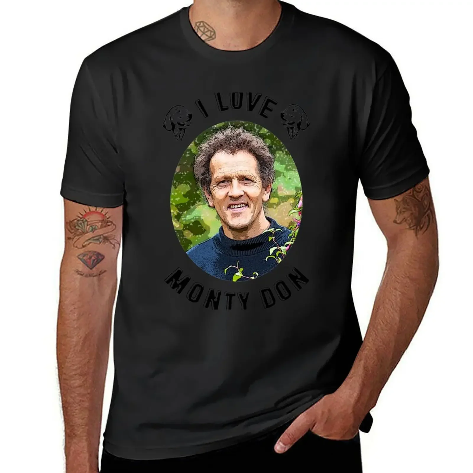 I Love Monty Don T-Shirt funnys Blouse oversizeds t shirts for men graphic