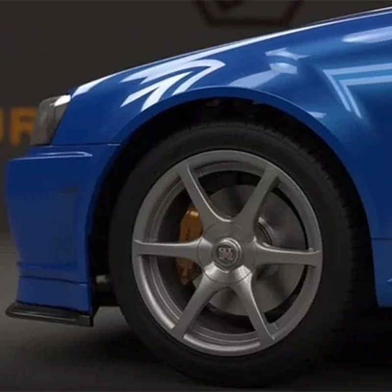 Capo Gtr34 1:8 リモートコントロールオールメタルフラットランニングドリフトカーシミュレーション Rc ダイナミック組み立て可能秒静的