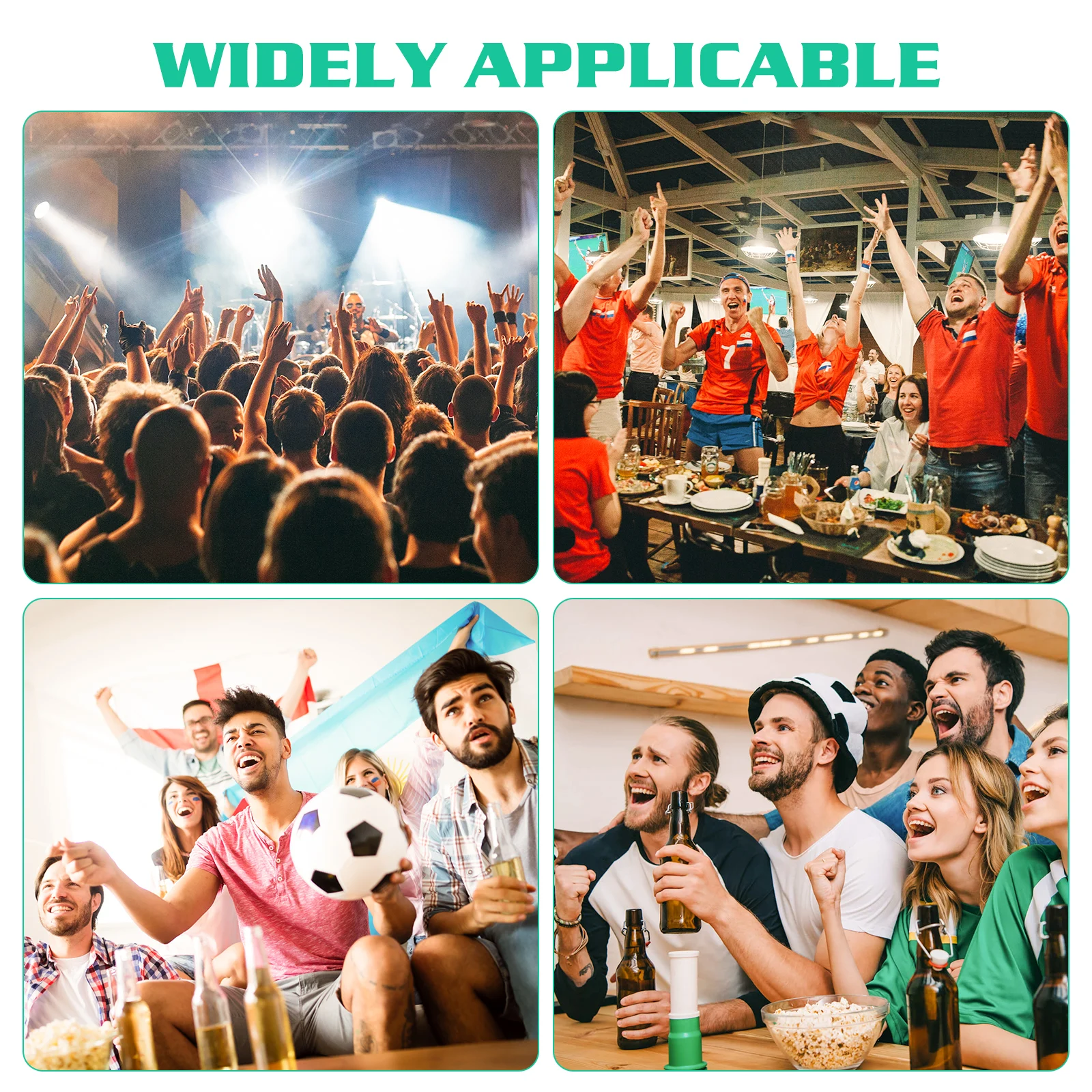 

60pcs Inflatable Sticks Thicken Party Cheering Sticks For Sports Events Concert Match Outdoor Activities Gift