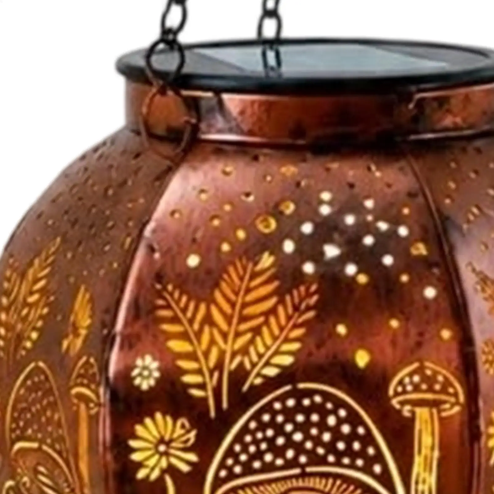 Hot Air Balloon Solar Light Hummingbird And Mushroom Waterproof Light Hot Air Balloon Decorations For Patio Fence Path Wall