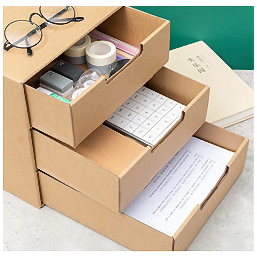 

Premium File Organizer Desktop Drawer Storage For Office Home School Stationery Documents Storage Holder File Cabinet Box Paper