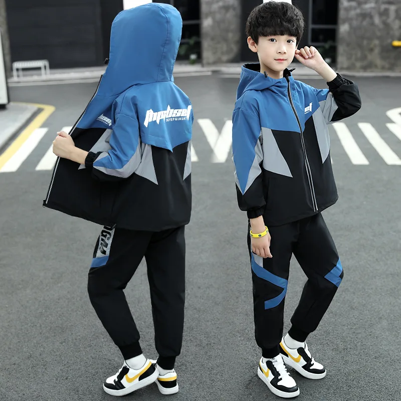 Children Clothing Set Boys Clothes Sportswear Kids Clothes Boy Suits For Boys Clothing Student Sport Tracksuit Coat Pants Suits