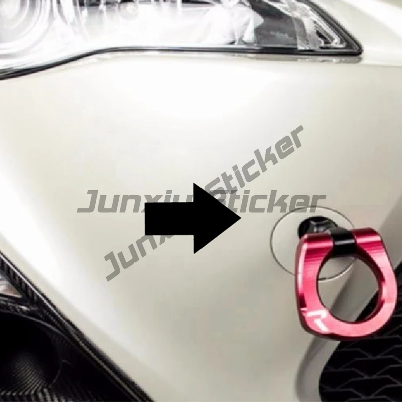 

Removable Tow Hook Arrow Vinyl Stickers for New Trend Racing Drift Track Racing Pvc