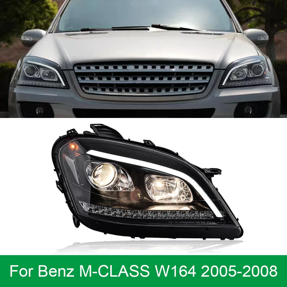 

For Benz W164 Headlights 2005-2008 ML350 ML400 ML500 LED Headlight Car Styling Head Lamp DRL Signal auto Accessories