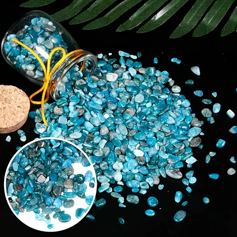 رقائق بلورات الأباتيت الزرقاء  - مراجعة Gemstone Polishing Kit وسعره
