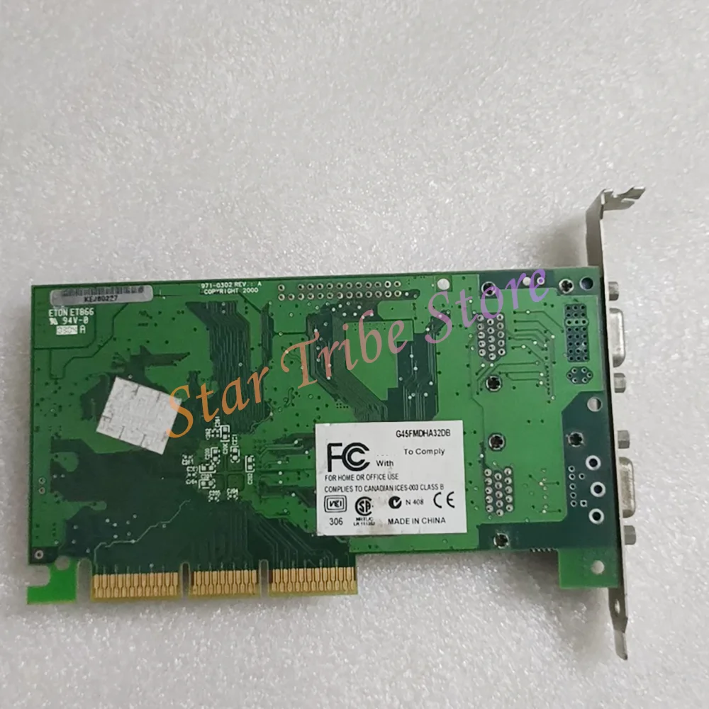 G45FMDHA32DB 971-0302 REV: A AGP Dual VGA Graphics Card