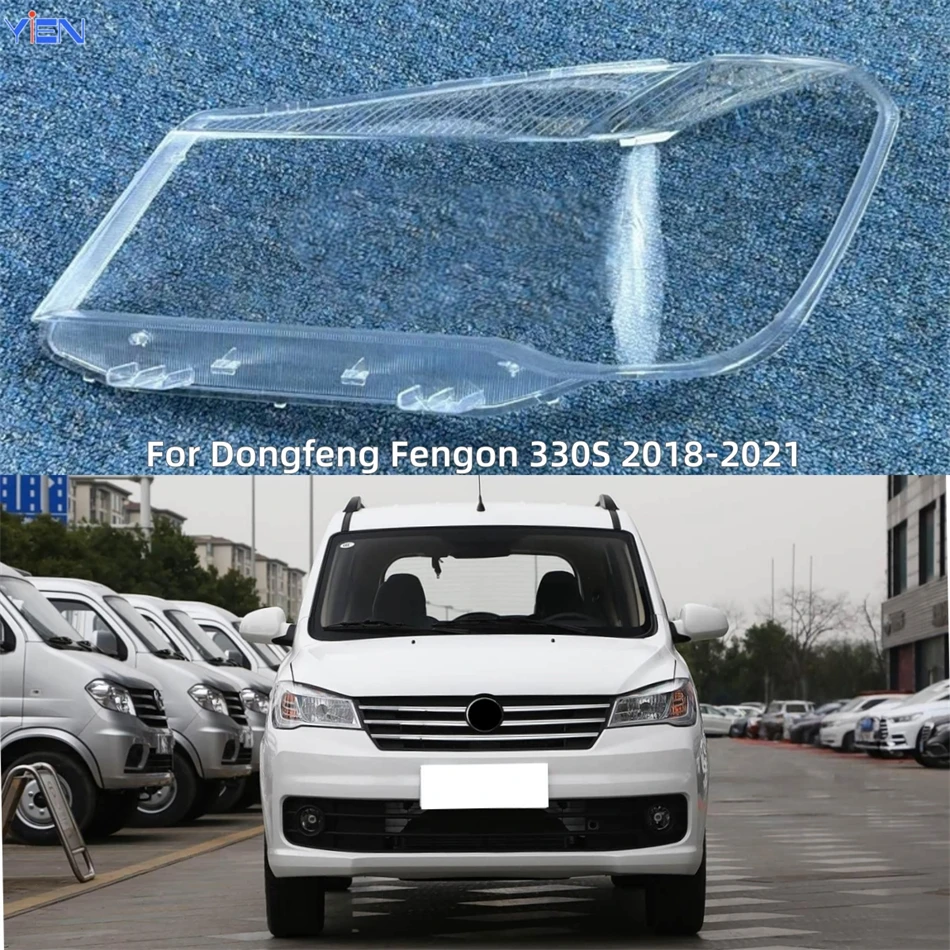 For Dongfeng Fengon 330S 2018 2019 2020 2021 Car Accessories For Cars Polycarbonate High Gloss Fully Transparent Headlight Lens
