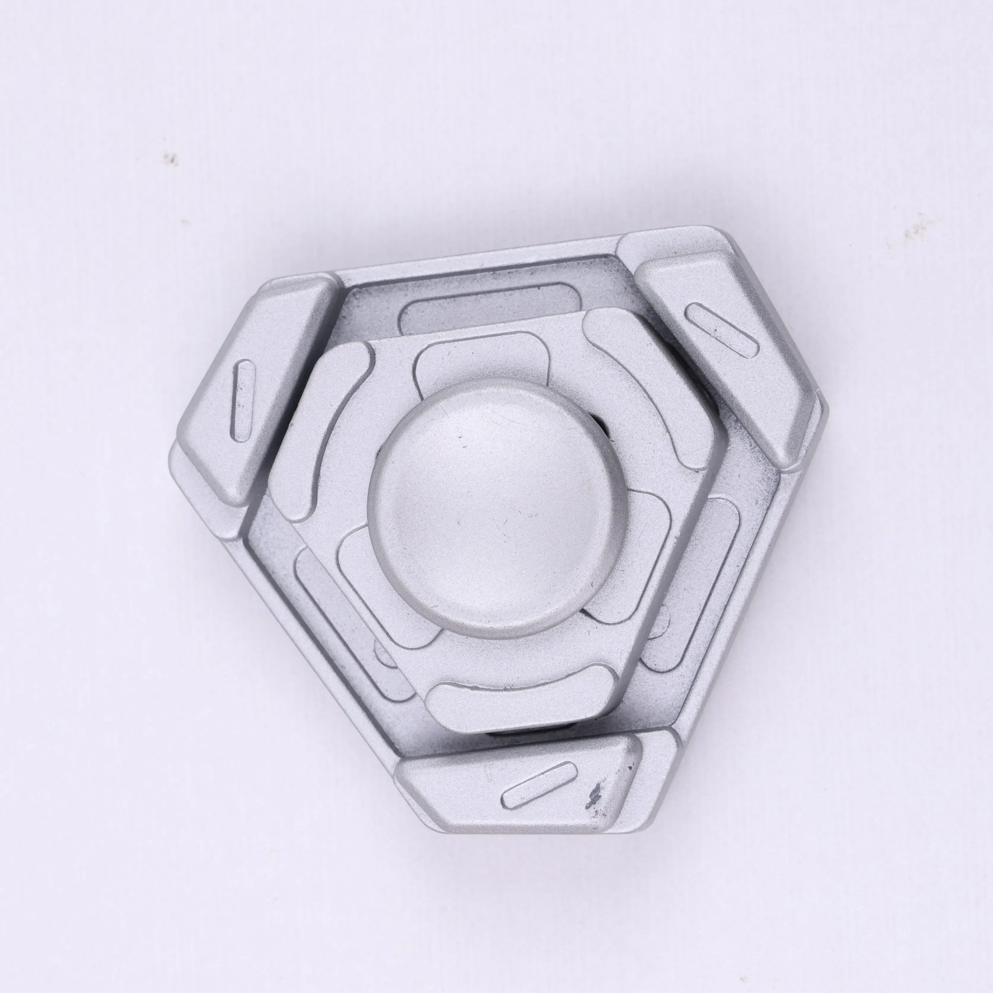 EDC Fidget Spinner Steel Core Metal Hand Spinner Anti Stress Fidget Toy Silent Bearing Stress Relief Gadget For Adult Gift