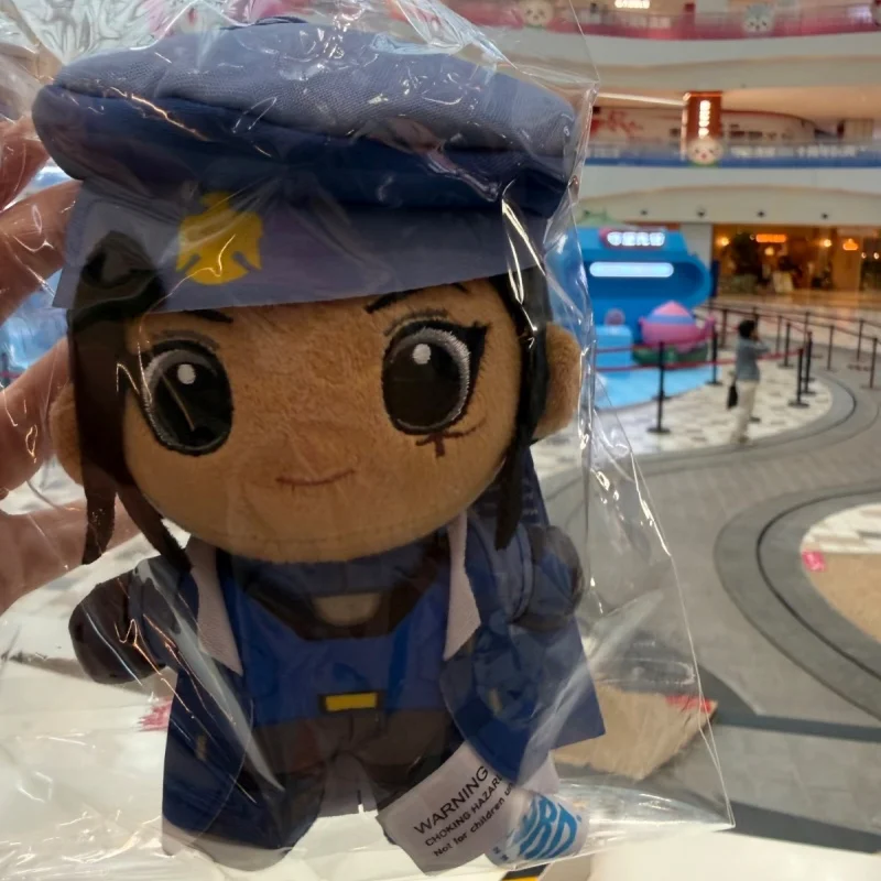 Official Blizzard Anniversary Plush Keychain D.Va Kiriko Mercy Ana Genji Juno Soft Bag Pendant Collectible Gift Souvenir Present view 5