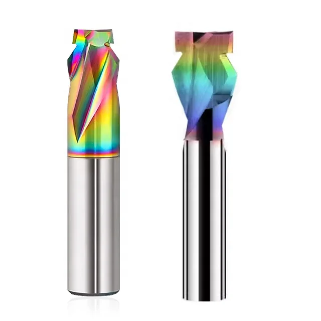 Coated neon strip end mill 2flute generation separate neon bendable milling cutter carving tool for led acrylic neon sign cncbit