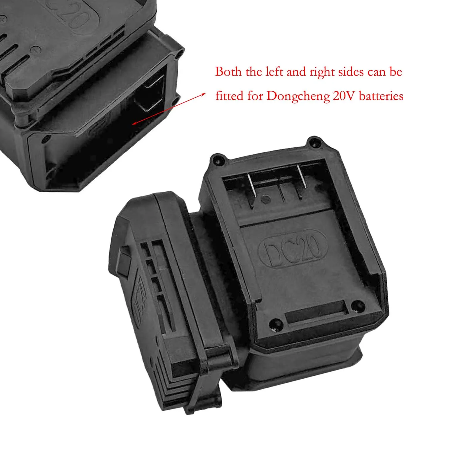 

1 шт., адаптер преобразователя батареи, замена батареи 20 В для электрических ударных дрелей, аксессуары для электроинструментов