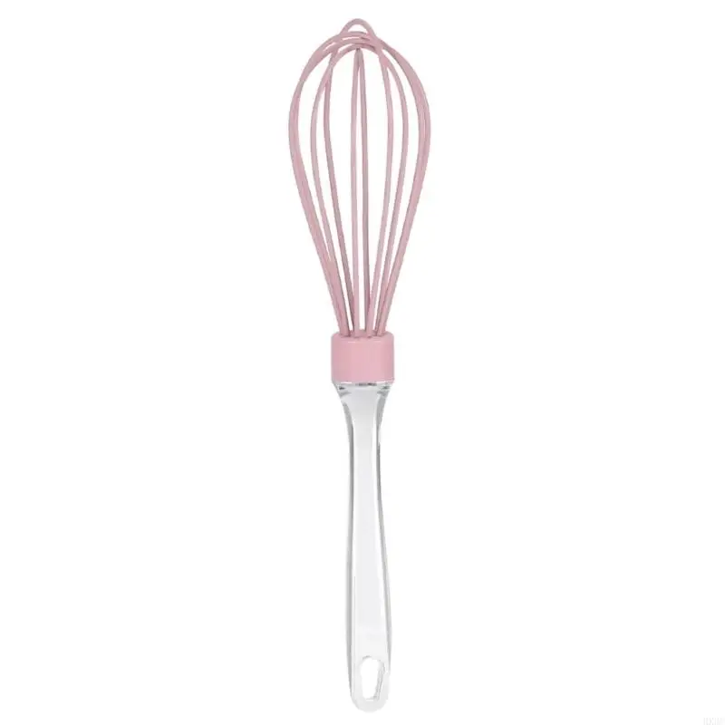 HX6C Frusta manuale in silicone Frusta per uova manuale Utensili da cucina durevoli per pasticceria Utensile da forno per torte