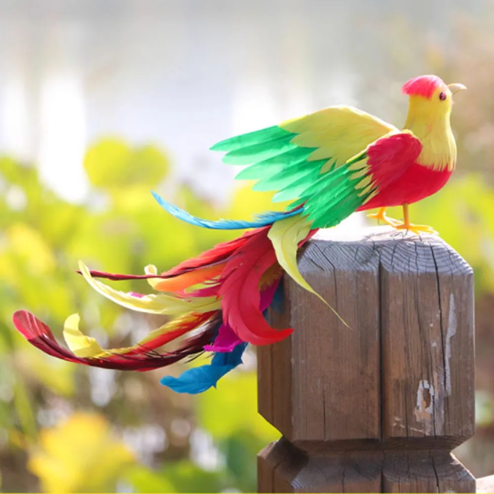 

fake animal bird props realistic children gifts Balcony store shop hotel restaurant cafe bar decor simulation Phoenix bird model