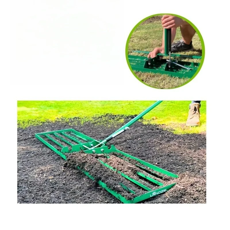 Lawn horizontal rakes are suitable for patio soil and sand, providing stability control under desk drawers