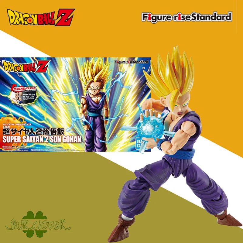 

Bandai, оригинальная фигурка, стандартная фигурка DRAGON BALL SUPER SAIYAN 2, аниме-фигурки SON GOHAN, игрушки для подарочной модели