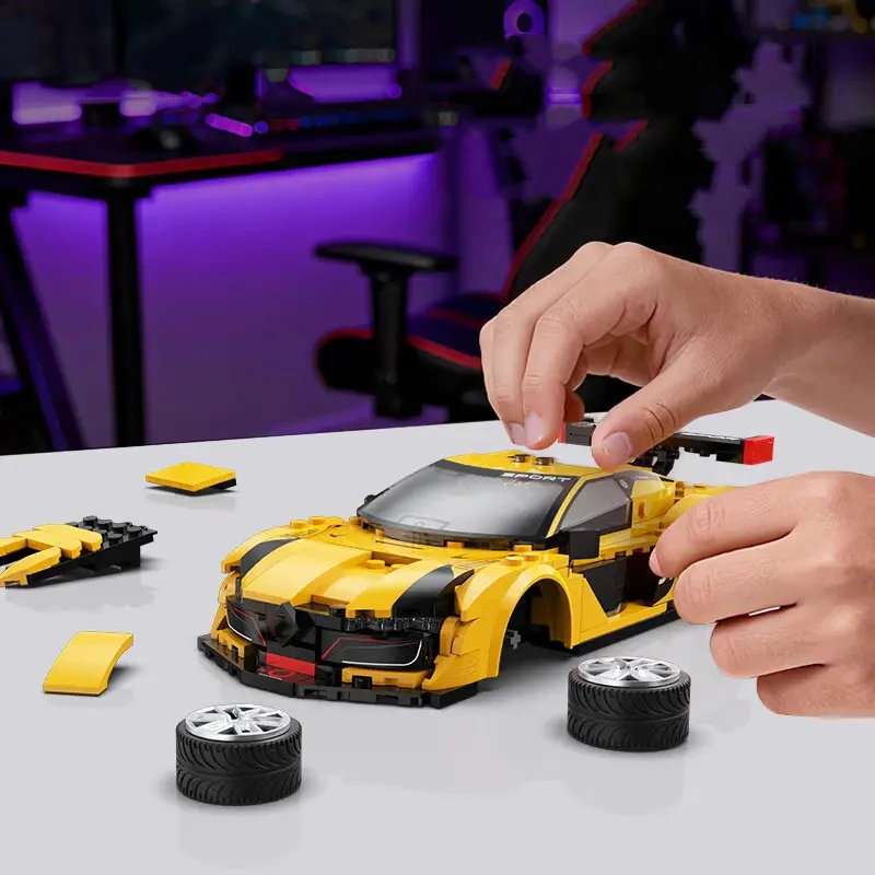 Francia escala 1:20 deportes RS.01 modelo de coche de bloques de construcción aplicación Rc ladrillo Maxi Turbo WRC Racing 2,4 ghz Control remoto vehículo de juguete